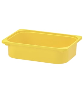IKEA TROFAST sarı 42x30x10 cm saklama kutusu