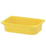 IKEA TROFAST sarı 42x30x10 cm saklama kutusu