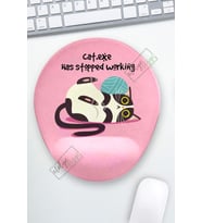 Cat Exe Has Stopped Pinky Bilek Destekli Mouse Pad