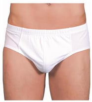 BERRAK 1050 Erkek Slip külot 3'Lü Paket  (Beyaz)