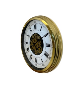 Aurelius Gold 60 Cm Çarklı Duvar Saati (Standart)