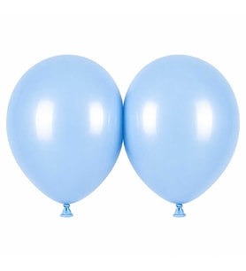 Mavi Renk Lateks makaron Balon (45 cm) - 2 Adet