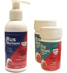 Olegovich Medicine Tüy Dökücü Azaltıcı Rus Merhemi 150 Ml 1 Adet + Bölge Merhemi 50 Ml 2 Adet