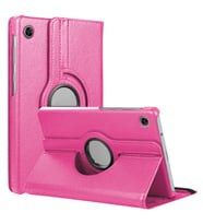 Microsonic Lenovo Tab M10 Plus 3.Nesil 10.6`` Kılıf (ZAAJ0075TR) 360 Rotating Stand Deri Pembe