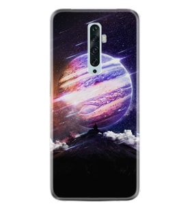 Oppo Reno 2Z 4 Lite 4 Pro 5 6 7 A31 Kılıf Desemli Silikon Super Planet 1797