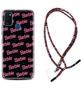 Samsung M21 M22 M23 M30 M31S M32 Kılıf Boyun Asklı Rasta Silikon Barbie 1404