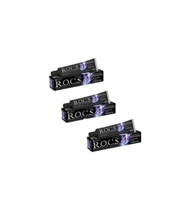 R.O.C.S. Beyazlatıcı Diş Macunu Sensation Whitening 60 ml x 3 SLS İçermez