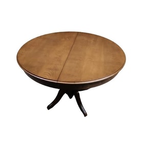 Masa Baba 19329 ST Klasik Model Kayın MDF Tabla Ihlamur Ayak Ceviz Boya Açılı