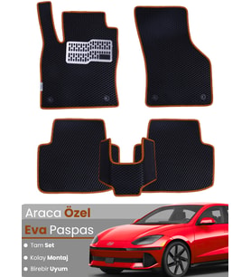 HYUNDAİ IONIQ 6 (2022-2025) Uyumlu EVA Paspas Tam Set–Araca Özel,Kolay Montaj,Su Geçirmez