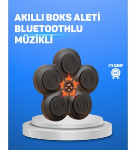 Mey İthalat® Müzikli Boks Duvar Paneli Akıllı Işık Sistemli Refleks Kondisyon Aleti
