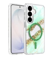 Onegif Galaxy S26 Lotus Simli Magsafe Kapak - Yeşil