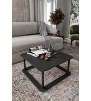 Masivo Orta Sehpa 70x70 KARE SİYAH