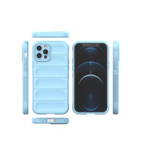Pilelistore   iPhone 12 Pro Kılıf Optimum Silikon - Sky Blue