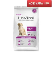 LaVital Kuzu Etli Büyük Irk Yetişkin Köpek Maması 1 Kg AÇIK