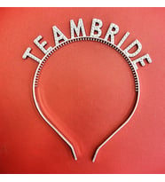 Gümüş Renk Team Bride Taç – Gelin ve Nedime Tacı