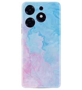 Tecno Spark 10 Pro Kılıf Resimli Desenli Baskılı Silikon Pink Blue Abstract 1385