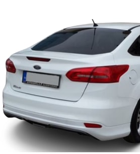 Ford Focus 3 Sedan Arka Tampon Eki Difüzör (Plastik)