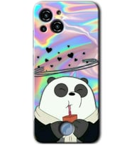 Reeder S23 Pro Max Kılıf HD Desen Baskılı Arka Kapak - Milkshake Panda