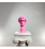 Hermes 'Pink Saviour' Dekoratif Heykel, Pop Art Roma Yunan Heykelleri