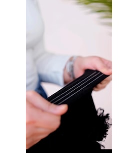 Silikonlu Fırfırlı Kaymaz Bone - Siyah