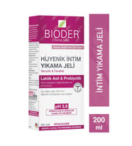 Bioder Hijyenik Intim Yıkama Jeli 200 ml - Probiyotik Içerikli Özel Formül