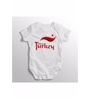 Made In Turkey Yazılı Baskılı Bebek Zıbını