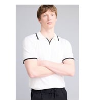 Defacto Basic Beyaz Erkek Polo Yaka T-shirt G3160AX/WT32