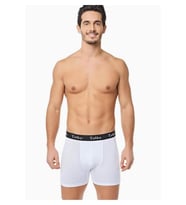 Tutku Erkek Likralı Sporcu  Boxer 0400 - 6 Adet (Beyaz)