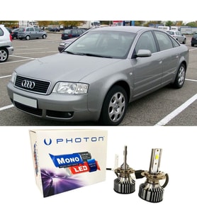 Audi A6 C5 Led Xenon Uzun Far Ampulü H7 Mono Yeni Seri Beyaz 1997-2005