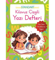 Kılavuz Çizgili Yazı Defteri Büyük Boy - Yeşil