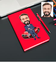 Kişiye Özel Araba Tasarımlı Karikatür Defter Ve Kalem Seti 51