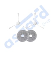 Dreame L10 S ULTRA , L10 ULTRA, L10 PRİME Uyumlu 2 Yan Fırça 2 Mop PKT-iasgf0001173