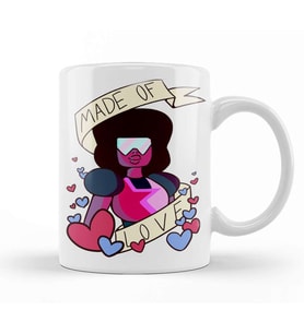Made of Love Garnet Steven Universe 04 Kupa Bardak Porselen
