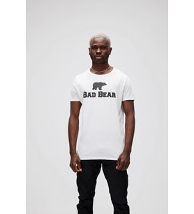 Bear Tee King Size Off-White Men's T-Shirt (Beyaz)
