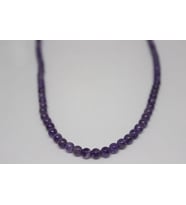Ametist Taşı YARIM Dizi 4-5mm (18cm uzunluğundadır)