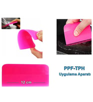 PPF/TPH Silikon Çekçek Ragle Cam Filmi Çekme Uygulama Aparatı Pembe 12x7.5cm