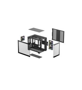 DEEPCOOL CG330-3F 3-ARGB Fanlı Panoramik Gaming Micro-Tower PC Kasası