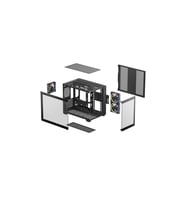 DEEPCOOL CG330-3F 3-ARGB Fanlı Panoramik Gaming Micro-Tower PC Kasası