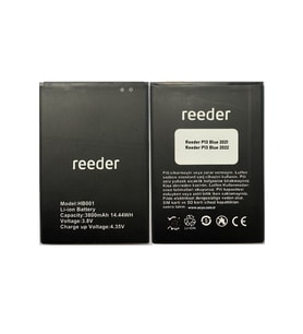 Reeder P13 Blue 2022 Batarya Pil Hb001