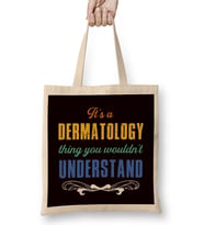 Dermatology Thing Dermatologist Skin Doctor Skincare Medic Bez Çanta Uzun Saplı