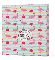 Flamingo 2 - Yan Boyamalı Çizgili Defter
