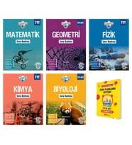 TYT IceBerg Matematik Geometri Fizik Kimya ve Biyoloji Soru Bankası Sayısal 5li Set