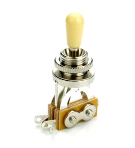 DMX Guitars  Les Paul Toggle Switch- Krom / Krem
