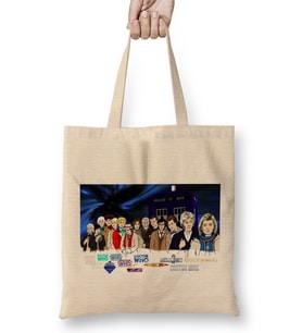 Doctor Who 14 Doctors Bez Çanta Uzun Saplı
