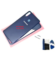 Samsung Galaxy A20S FULL KASA Arka Pil Batarya Kapağı (TAMİR SETİ) MAVİ