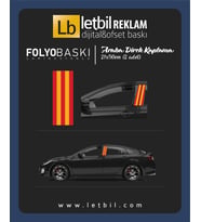 Araba Etiketleri, Tuning Kaplama, Direk Folyosu - GS, Galatasaray