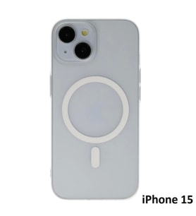 İphone 15 Tuna Buzlu Sert İnce Magsafe Telefon Kılıfı