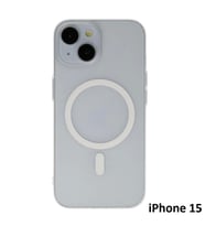 İphone 15 Tuna Buzlu Sert İnce Magsafe Telefon Kılıfı