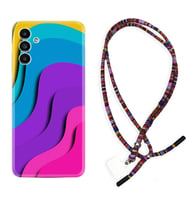 Samsung A23 A31 A32 A50 A51 A52 A53 A70 Kılıf Boyun Asklı Rasta Silikon Renk Cümbüşü 1631