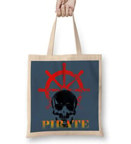 Piratas Korsanlar Bez Çanta Uzun Saplı
